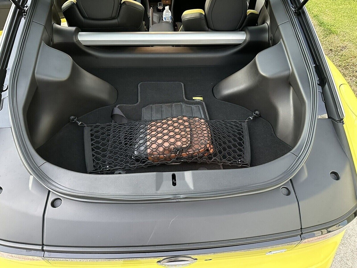Rear Trunk Floor Horizontal Style Organizer Mesh Web Cargo Net for