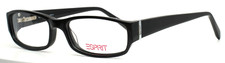 ESPRIT ET9339 538 Black Womens Rectangle Petite Eyeglasses 49-16-135 B:27