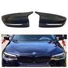G30 G20 Car Side Mirror Cover For BMW 5 Series 2018+ 520i 530i Glossy Black 2pcs