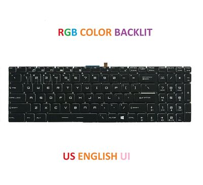 New   GT72VR 7RE Dominator   Keyboard English US UI Backlit   Key  #WD8*