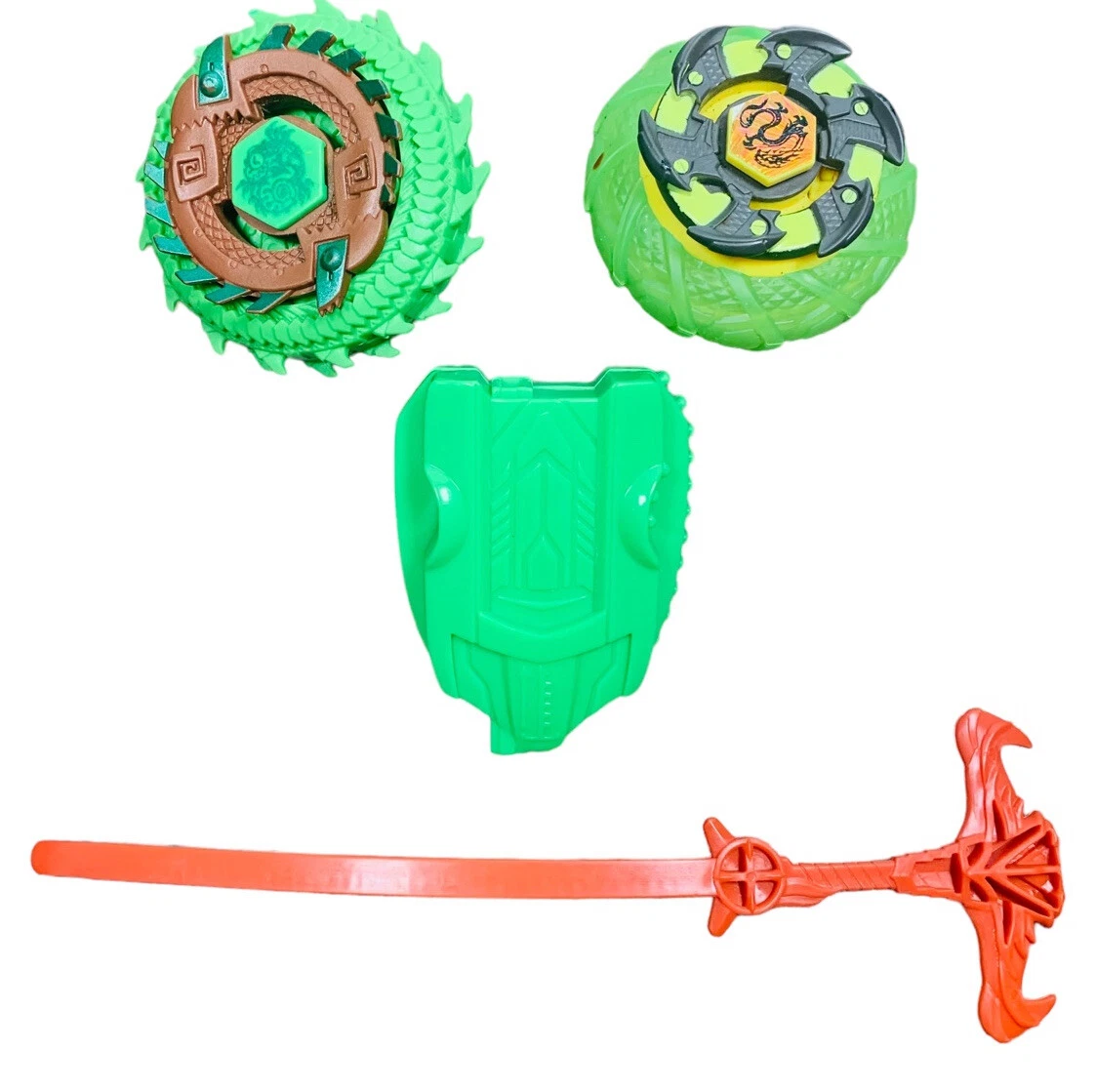 Beyblade Hasbro Lot of 2 plus Launcher and Anime Toys |