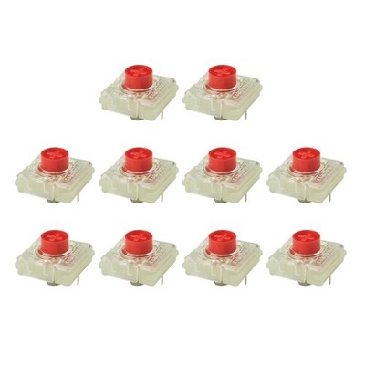 10PCS Cherry MX Red Switch Keyswitch Low Profile Thin for Mechanical Keyboard