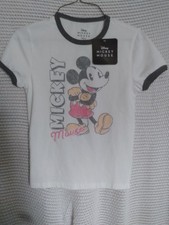 NEW - Kids Disney Mickey Mouse T-Shirt - Vintage Look-Alike - Size S