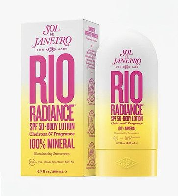 Sol de Janeiro Rio Radiance SPF 50 Body Lotion 6.7oz Mineral Sunscreen