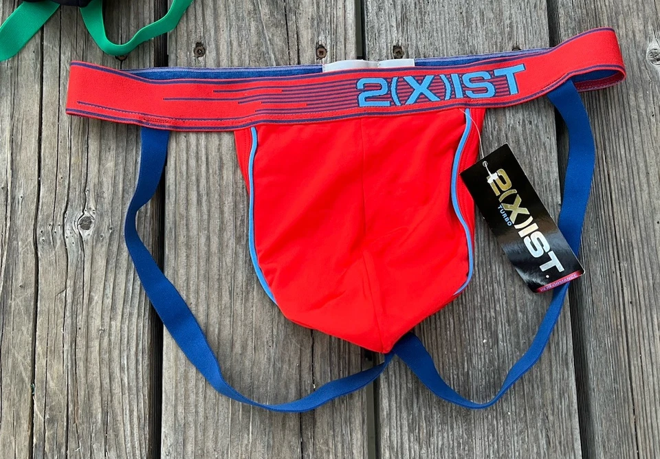 Новый с Ярлыками! 2 (X) IST мужчин XL эластичной ремень - лот из 3 - красный/синий и черный/зеленый - Изображение 2 из 4