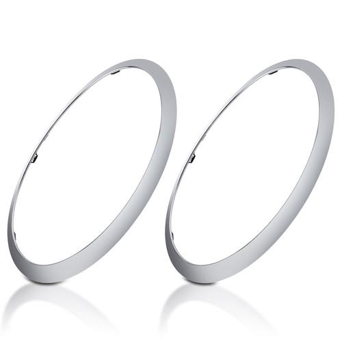 2X Headlight Ring Chrome 51137300631 51137300632 For Mini Cooper 2014-2021 USA - Picture 9 of 12