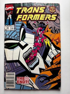 Transformers # 75   Marvel Comics 1991   Newsstand Variant   52 page giant