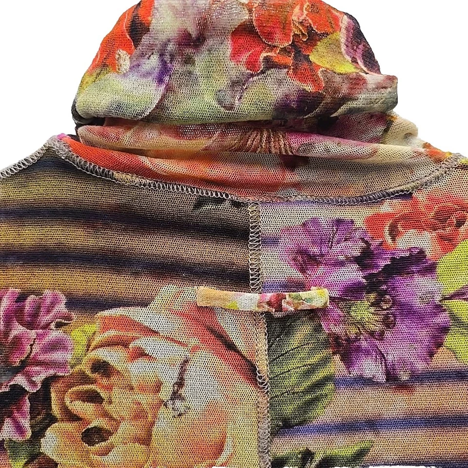 Vestido Jean Paul Gaultier Soleil para mujer mediano vintage floral caprichoso romántico Foto 4 de 4