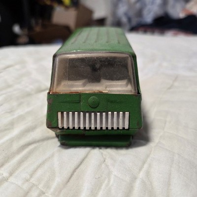 Vintage 1970's Tonka Snap Dragon Green Van #55450 Pressed Steel