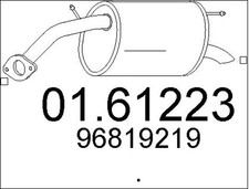 Pot d'échappement Chevrolet SPARK