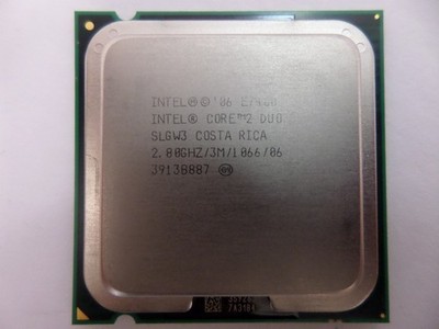 Intel Core 2 Duo E7400 2,80GHz 3MB 1066MHz LGA775 CPU (SLGW3) REF