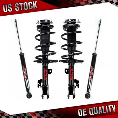 FCS OE Front Struts & Rear Shocks for 2015-2020 Toyota Sienna FWD 7, 8 Seat
