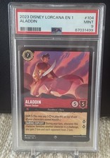 2023 Disney Lorcana The First Chapter Aladdin Heroic Outlaw PSA 9 MINT