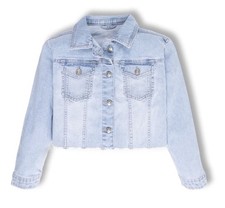 wonder nation GIRLS DENIM, JEAN JACKET size XXL 18 LIGHT BLUE NWT
