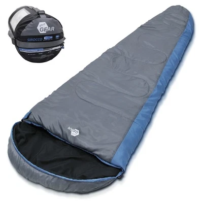 YOUR GEAR yourGEAR Schlafsack Sirocco -18°C Mumienschlafsack 230x80 cm 3-4 Jahreszeiten
