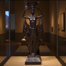 RARE Ancient Egyptian Antiquities Statue of Goddess Hathor Egyptian mythology BC