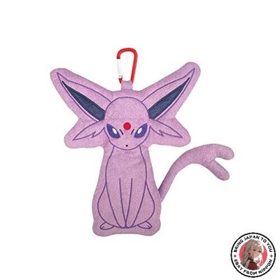 NEU San-Ei Boeki Pocket Monsters Petafuwa Pouch Espeon B21 x T3,5 x H24,5 cm