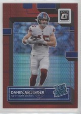 2022 Panini Donruss Optic Rated Rookie Red Hyper Prizm Daniel Bellinger #290 1u6