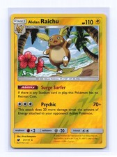 Alolan Raichu [Reverse Holo] #31 Prices | Pokemon Crimson Invasion