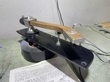 Grado Laboratory Series Wood Tonearm W/  Ortofon OM 10 Cartridge  TD124 Armboard