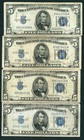 ((4 NOTES)) $5 1934 Silver Certificate Note ** PAPER CURRENCY AUCTIONS — photo 1