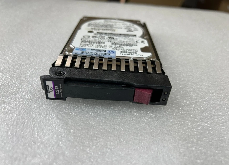HPE 1.2TB J9F48A 787648-001 10K 12Gbps SAS 2.5" DP MSA HDD HARD DISK DRIVE - Image 3 of 4