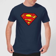 Image of DC Comics Justice League Superman Logo Adults T-Shirt | Official Licensed |