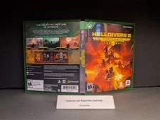 Replacement Case - NO GAME- Helldivers 2 II Super Citizen - Xbox Series X Case