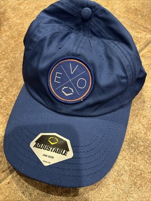 Evoshield Royal Ambience Canvas Back Circle Patch Back Strap Buckle Hat Cap NWT
