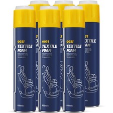 MANNOL TEXTIL SCHAUM FOAM REINIGER 6x 650ml POLSTERREINIGER SITZE TEPPICH TÜREN