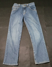 Wrangler Boys Jeans Size 12 Regular Dark Wash Adjustable Waist Classic
