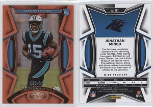 2023 Certified Rookies Mirror Orange /149 Jonathan Mingo #181 Rookie RC