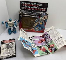 Transformers G1 1984 Jumpstarter Topspin F5922 W Box & Paperwork See Photos