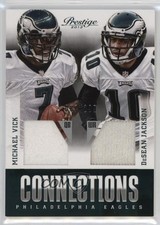 2013 Panini Prestige Connections Materials /299 Michael Vick DeSean Jackson 1t54