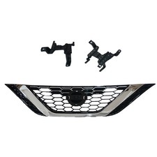 Front Bumper Upper Grille Chrome Grill For Nissan Sentra 2016-2018 62310-3yu0a