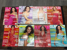 Vintage GLAMOUR Magazine Lot of 8 2000 - 2002 Michelle Gellar Zeta Jones