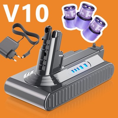 Für Dyson V10 9000mAH Akku Absolute SV12 Animal Motörhead Cyclone Pro /Filter DE