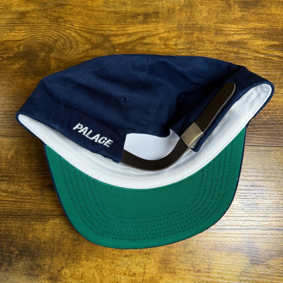 Gorra de béisbol Palace Skateboard P Logo Twill Pal FW20 azul marino correa algodón Foto 3 de 4
