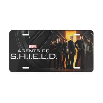 Marvels Agents of SHIELD TV Show License Plate