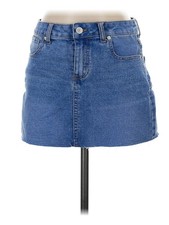Vanilla Star Women Blue Denim Skirt 25W
