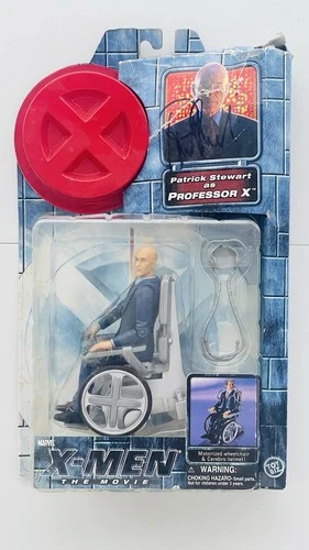 ToyBiz Marvel X-Men The Movie Professor X AUTOGRAPH 6" Vintage Action Figure New