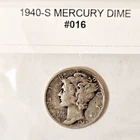 Mercury US Dime 1940-S 90% Silver Circulated Collectible Free Shipping