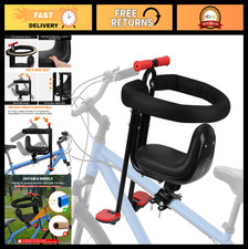 Front Child Carrier Bike Seat for Kids 2-4 Years, Safe Bicycle Chair, 55 lbs Cap