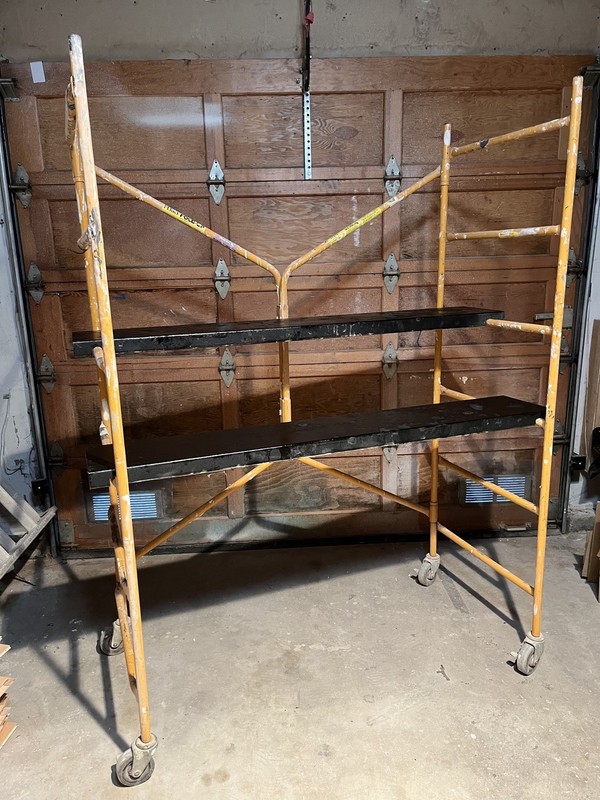 Nu-Wave Mfg Complete Mobile Step-Up Work Stand 14 Gauge 500 Lbs Capacity