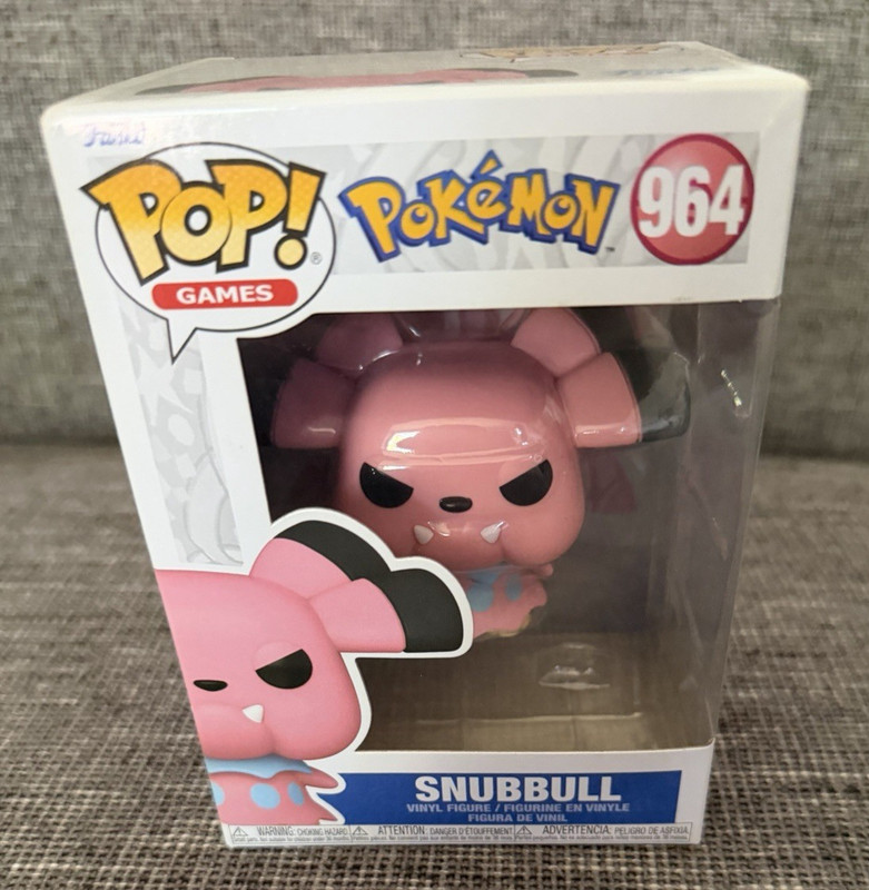 Funko Pop! Games Pokémon Snubbull #964 Vinyl Figure Multicolor