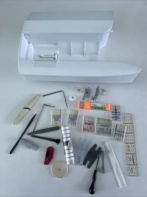 Husqvarna Viking Designer Diamond Deluxe Slide-on Table with Accessories