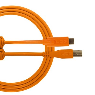 UDG USB 2.0 C-B Orange Straight 1,5 m (U96001OR) - Kabel für DJs