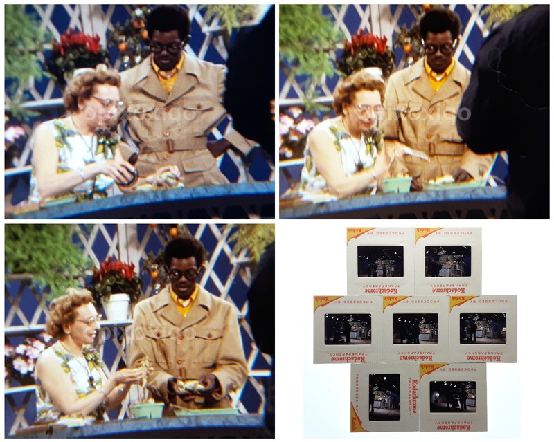WPIX New York TV Studio Recording Cooking Demonstration 1970's 35mm Slide LOT x7