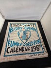 Matt Groening & Lynda Barry Signed 1987 Funky World Fun Calendar Life In Hell — photo 1