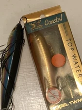 H20 XPRESS COSTAL TOP WATER LURE MODEL TWM PINK LIGHTNING + GHOST SHAD- Lot ML1